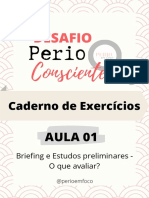 Caderno de Exercícios 1 - Desafio Perio Consciente