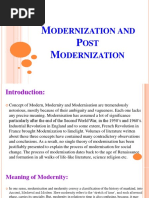 Modernization and Post - Modernization