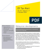 EY Tax Alert: Malaysian Developments