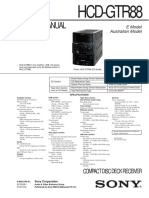 Sony - System HCD-GTR88 - Manual de Serviço