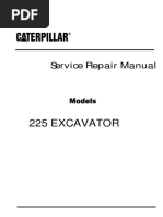 225 Excavator: Service Repair Manual