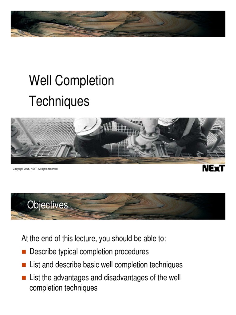 01-Reservoir 02-Well Completion Methods | PDF | Oil Well | Casing ...