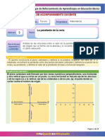 Semana 5 Pendiente de Una Recta