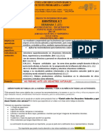 PROYECTO CIENTÍFICO# 7 Semana 37 Del 31 Al 4 Febrero 2022