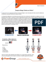 Autolite Rango Térmico