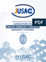 Pensum Derecho Jusac