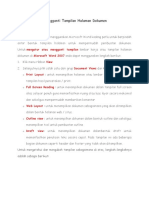Cara Mengatur/Mengganti Tampilan Halaman Dokumen Microsoft Word