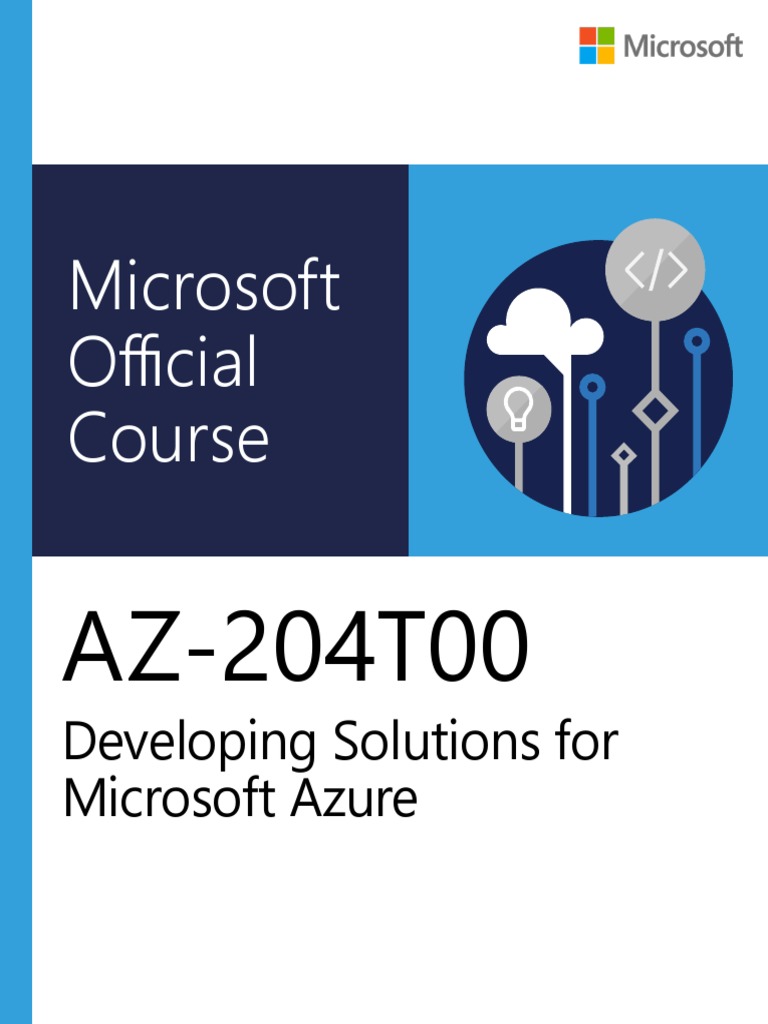 AZ-204T00A-ENU-TrainerHandbook Libro 4 | PDF | Copyright | License