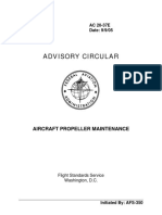 Aircraft Propeller Maintenance Advisory Circular