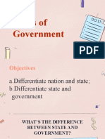 Nation Vs State Vs Government - Types of Government