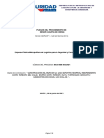 Pliegos Del Procedimiento De: Menor Cuantía de Obras Versión SERCOP 1.1 (20 de Febrero 2014)