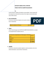 Presupuesto General Para La Apertura