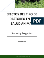 Sintesis Efectos Del Tipo de Pastoreo en La Salud Animal 02SEP2020