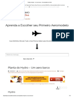 Planta Do Hydro - Um Aero Barco - Aeromodelismo Online