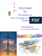 Welcome TO: Presentation On New Concepts in Supercritical Turbines