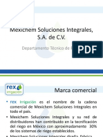 Presentacion Rex Irrigacion