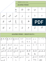 Arapsko Pismo Sa Znakovima - Bez Transkripcije