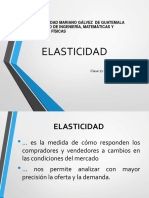 Clase 11 Microeconomía 2,017 (ELASTICIDAD)