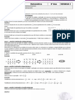 8 Ano Matemática TRILHA Semana03