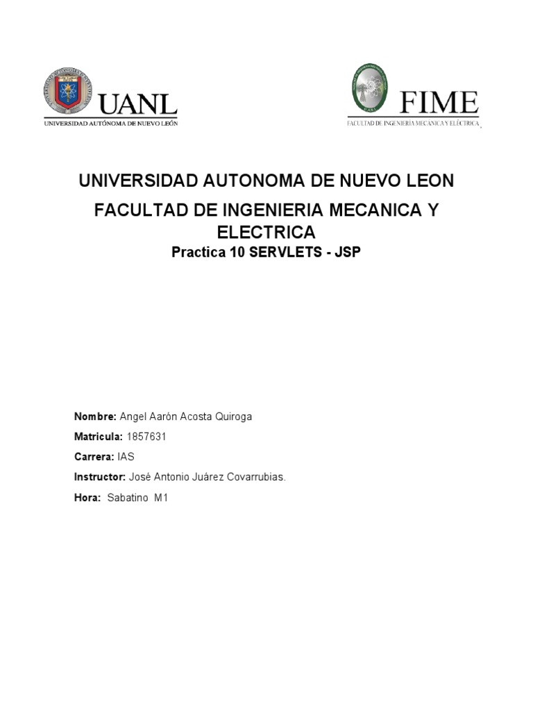 Introducción a Servlets y JSP en Java | PDF | Servidor web | Internet y web