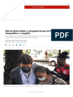 Mãe de Moïse depõe, e advogado diz que há tentativa de 'desqualificar' o congolês _ Rio de Janeiro _ G1