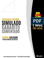 Gabarito Comentado 10º Simulado Exc Edition PMCE
