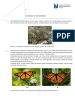 Biologia e Geologia - 11.º Ano: Interpretação de Situações Concretas À Luz Das Teorias Evolucionistas