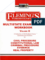 Flemings's Multistate Examination Workbook - Volume 2