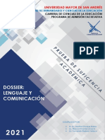 Dossier Lenguaje y Comunicación