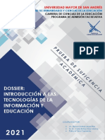 Dossier Introdución A Las Tecnologías de La Información y Educación