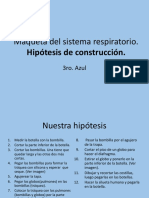 3ro. Azul: Proceso de La Construcción de La Maqueta Del Sitema Respiratorio