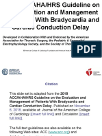 2018 Slides Bradycardia and Cardiac Conduction Delay