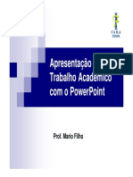 Trabalhos Acadêmicos no PowerPoint