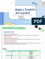 Fonología y Fonética del español
