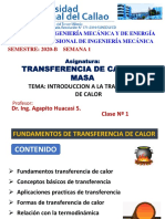 Clase Nº 1 2 3 Tranf de Calor