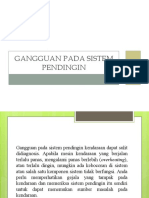 Gangguan Pada Sistem Pendingin