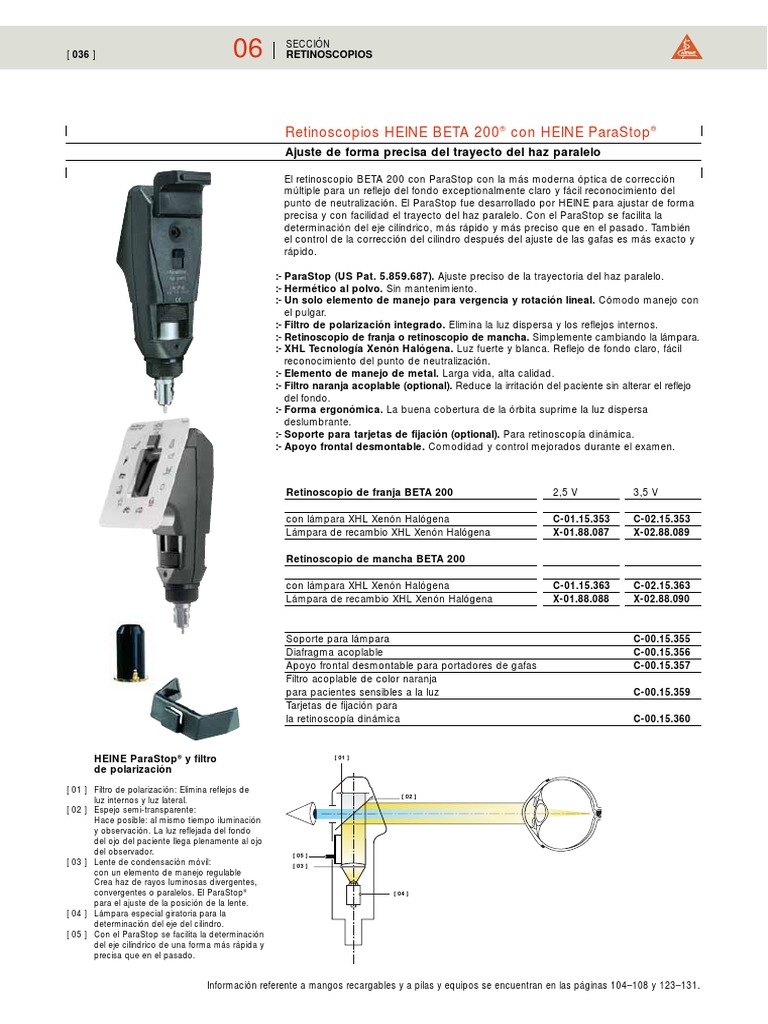 Retinoscopio PDF Filtro óptico Polarización (ondas)
