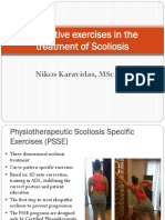 Corrective Exercises in The Treatment of Scoliosis: Nikos Karavidas, MSC, PT