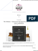 The Ordinary - Guía de Uso para Que Sirve Cada Producto y Cómo Combinarlos.