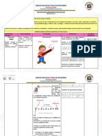 PLAN. DE MATEMATICAS  PROY. 1 SEMANA 1