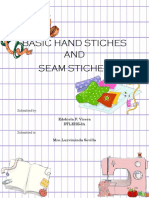 Basic Hand Stiches and Seam