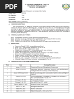 Course Title: Course Code: Pre-Requisite: Co-Requisite: Credit Units: Class Schedule: 3 Hours Per Meeting A. Course Description