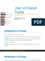 ICT 7 - Lesson 3 - Use of Hand Tools