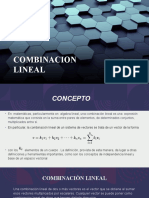 Combinacion Lineal