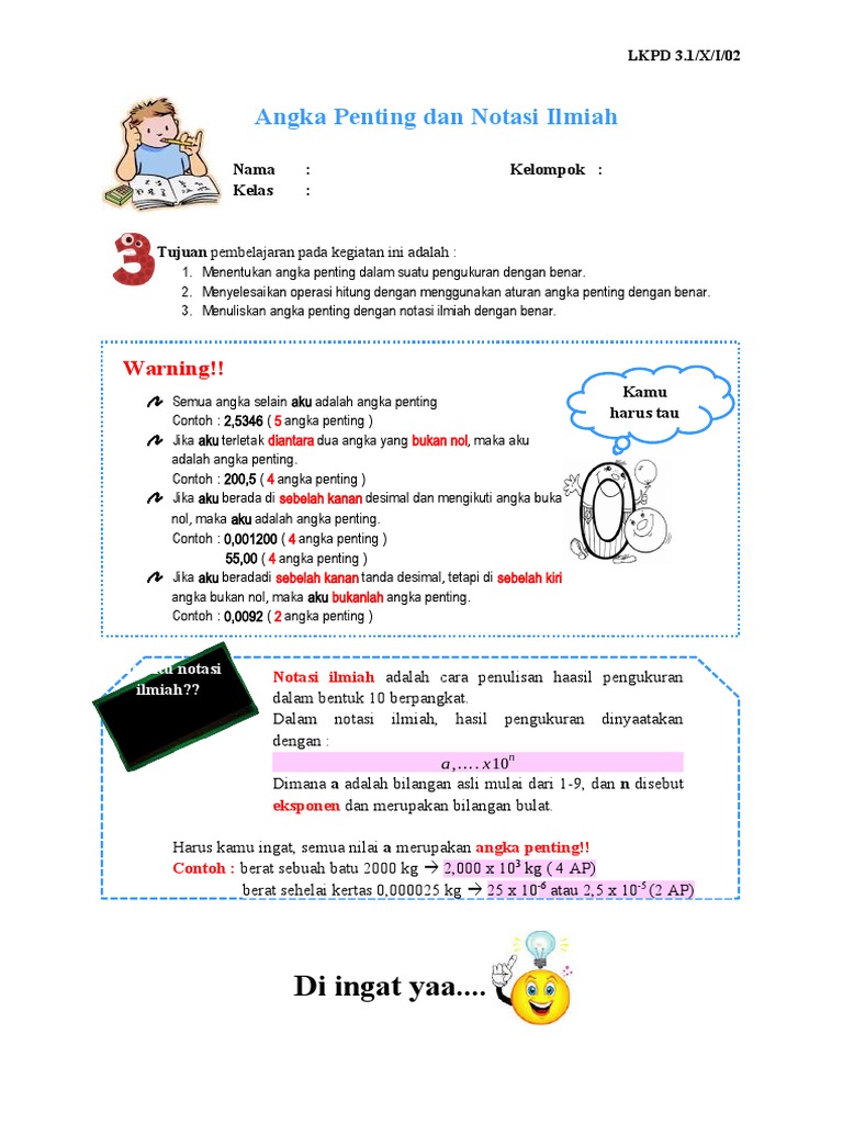 Angka Penting dan Notasi Ilmiah dalam Pengukuran | PDF