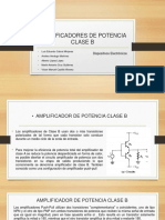 Presentación 2, Amplificadores Clase B