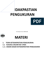 DASAR TEORI KETIDAKPASTIAN DI ISO 17025-Agustus 2015