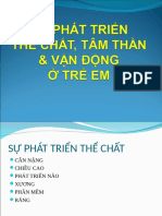 Sự Phát Triển Thể Chất, Tâm Thần & Vận Động Ở Trẻ Em