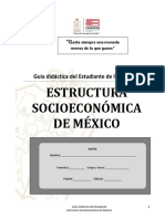 Quinto Semestre. - Guía Didáctica Del Estudiante. - Estructura Socio Económica de México