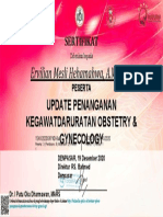 Ervilian Mesli Hehamahwa, A.Md. Keb: Update Penanganan Kegawatdaruratan Obstetry & Gynecology